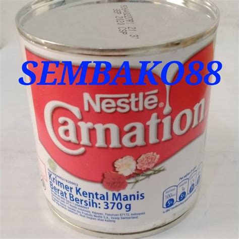 Jual Carnation Susu Kental Manis Kaleng Nestle 370gr Indonesiashopee Indonesia