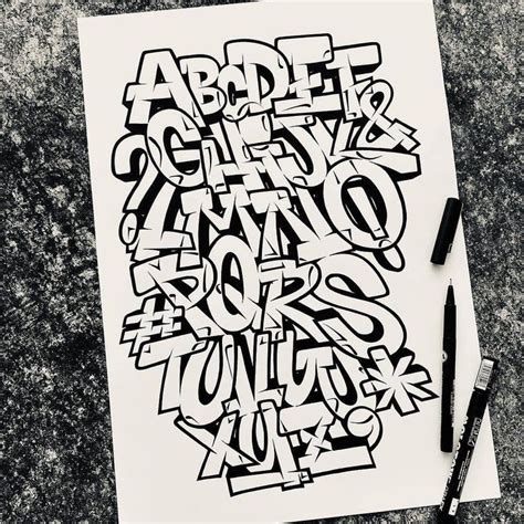 Graffiti Sketches And Girls On Instagram Alphabet By Benjisgraff 🔝