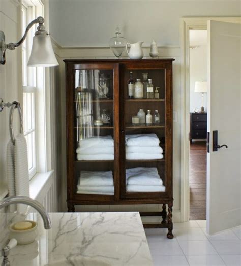 Storage Inspiration In The Powder Room This Is Glamorous