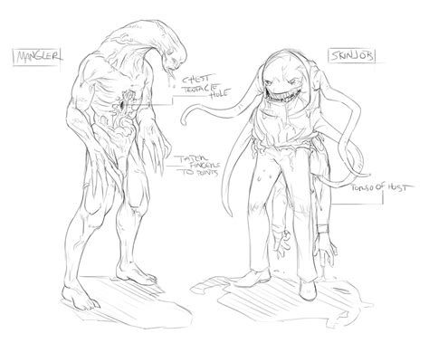 Some Monster Designs By Jiangshi Hentai Foundry