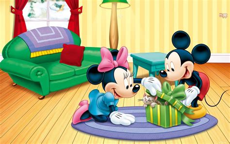 Mickey And Minnie Christmas Hd Cartoons Wallpapers