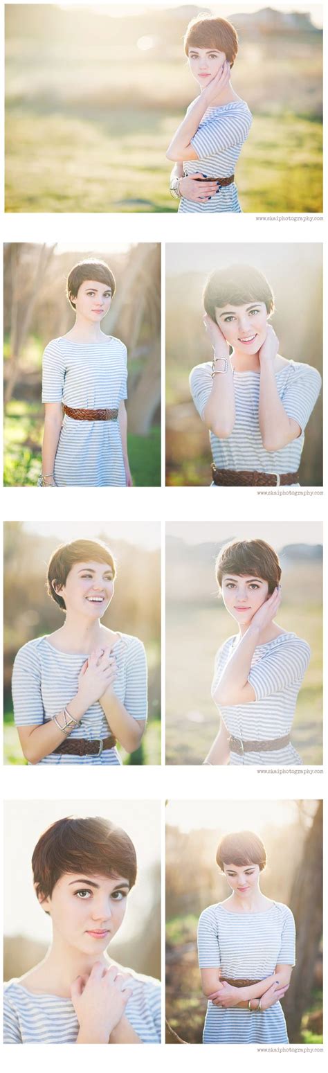 A Series Of Photos Showing The Different Poses Of A Woman Wearing A Hat