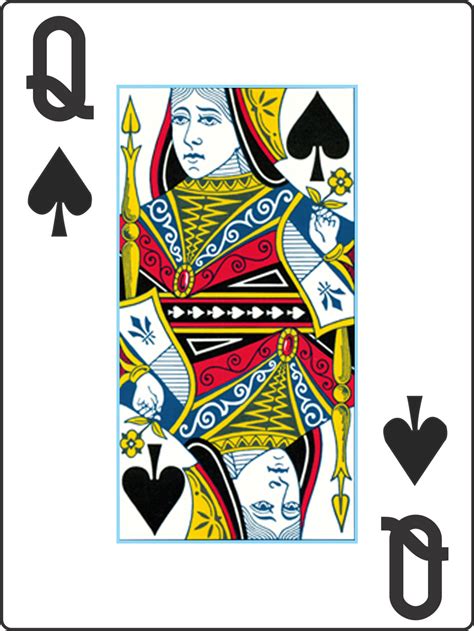 My Playing Cards V2 Queen Of Spades By Gabe0530 On Deviantart