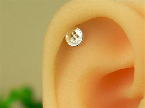 Cartilage Earring Cartilage Stud Earring Cute By Sayukeko On Etsy Visit