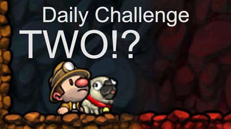 spelunky two daily challenges in one youtube
