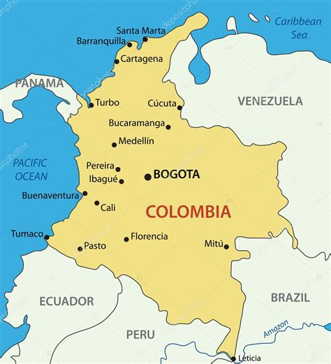 Imágenes Santiago De Cali Colombia Mapa República De Colombia Mapa