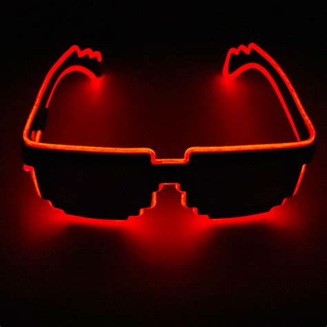 flashing led glasses cyberpunk clothing