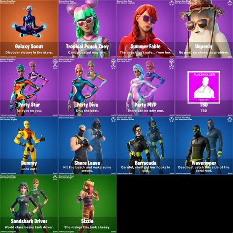 All Leaked Skins And Cosmetics Coming To Fortnite Patch V13 30 Dot