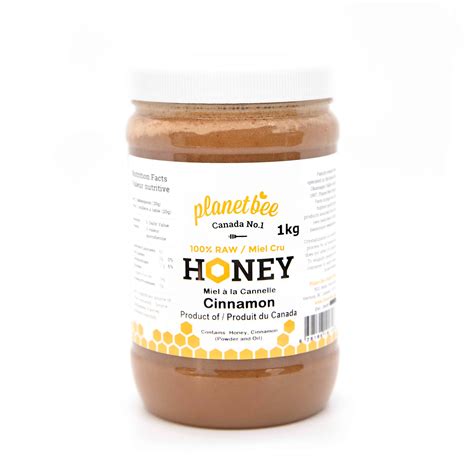 Cinnamon Honey 100 Raw Canadian Honey W Pure Cinnamon Planet Bee Honey Farm