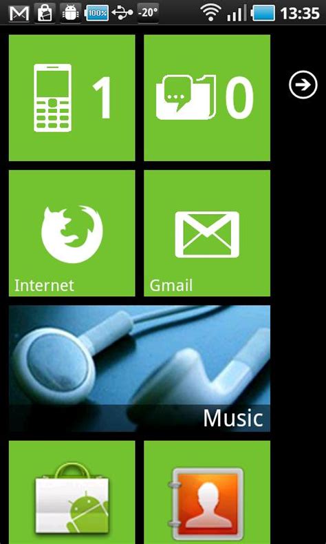 Launcher 7 Windows Phone 7 Interface For Android Phones Redmond Pie