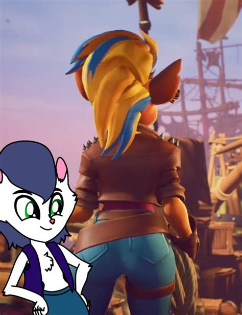 Soarin Cat Admires Of Tawna Bandicoots Butt By Thebigteamadventures On Deviantart