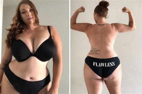Plus Size Model Posts Flawless Underwear Snap It Goes Viral For The