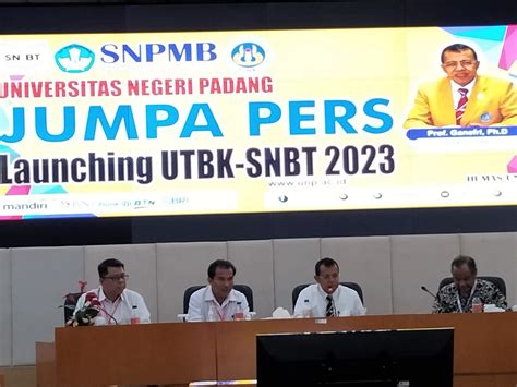 Rektor Unp Resmikan Pelaksanaan Utbk Snbt 2023