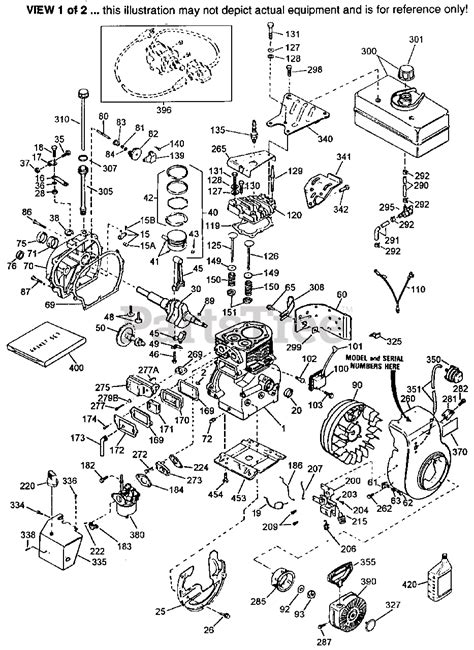 Tecumseh Hsk70 130266s Tecumseh Engine Engine Parts List 1 Parts