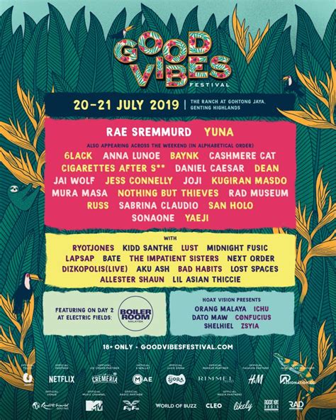 good vibes festival finally releases the full lineup masses