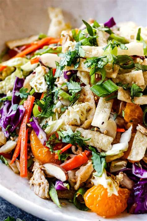 I made it and it was sooo good. Chinese Chicken Salad with Sesame Ginger Dressing (VIDEO ...