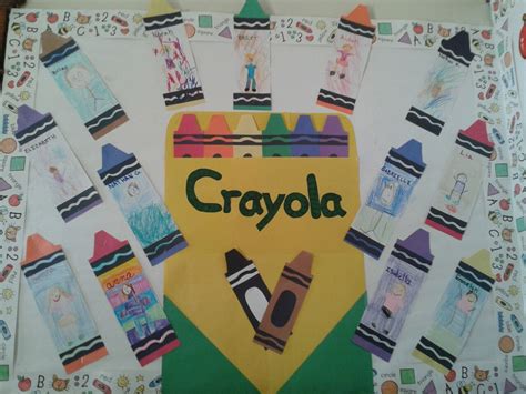 My Crayon Bulletin Board September 2012 School Crafts Crayon