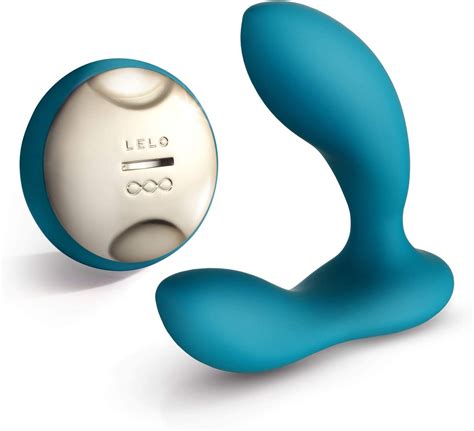 Lelo Hugo Male Prostate Massager Ocean Blue Remote Controlled