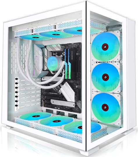 Buy Kediers Pc Case Atx Tower Tempered Glass Gaming Pc Open Frame