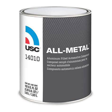 Usc All Metal Premium Aluminum Filled Auto Body Filler