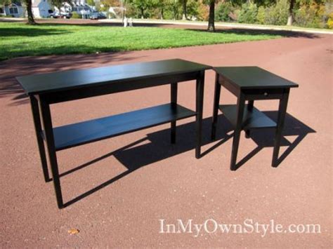 You can apply chalk paint over just about any in the past when painting furniture and even over stained furniture, i usually started with primer and then heather, such a coincidence that i have a draft post all about sanding vs. Painting Furniture: Black Stain vs Black Paint | Black ...