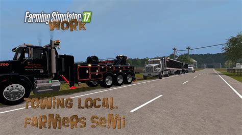 Farming Simulator Work Towing Local Farmers Semi Youtube