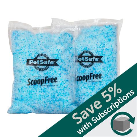 Scoopfree® Premium Crystal Litter Blue 2 Pack By Petsafe Zac60