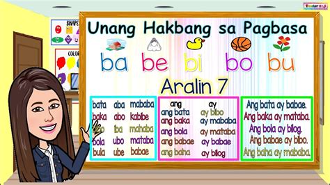 Download Unang Hakbang Sa Pagbasa Teach Kids Ba Be Bi Bo Bu Mp3 Mp4 3gp