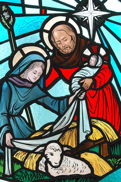 Nativity Stained Glass Photograph By Oscar Williams Fine Art America