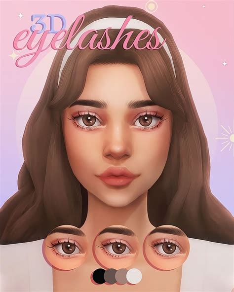 3d Eyelashes ｡part 2 Miiko On Patreon Sims 4 Cc Eyes Sims The