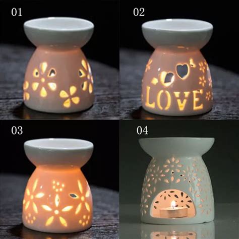 Ceramic Candle Aromatherapy Furnace Lamp Essential Oil Furnace Crystal Candles