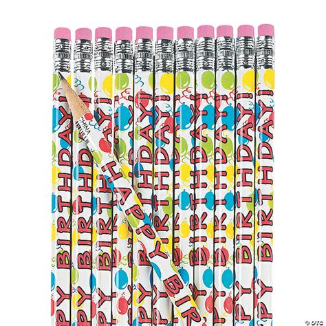 Happy Birthday Pencils Oriental Trading