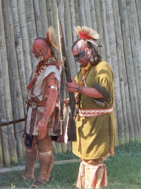 Re Enactors Portraying Cherokee At Fort Loudoun Native American