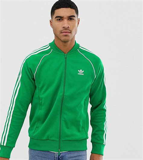 Adidas Originals Adicolor Track Jacket In Green For Men Lyst Uk