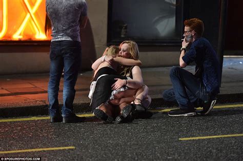 Halloween Chaos As Scantily Clad Drunken Newcastle Revellers Collapse In The Street Daily Mail