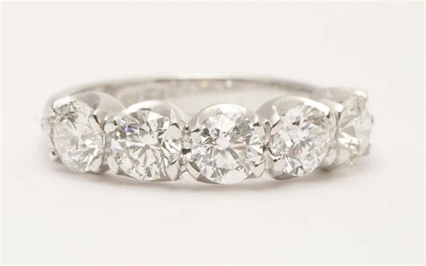 Claw Set Diamond Five Stone Ring Grays Jewellers