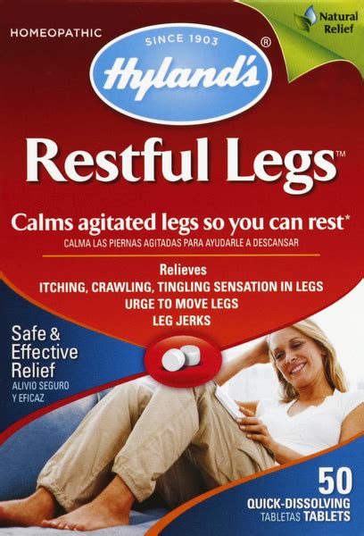 Hylands Restful Legs Quick Dissolving Tablets 50 Count — Wholelotta