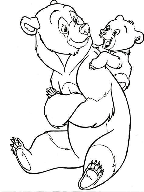 Frere Des Ours Coloring Page