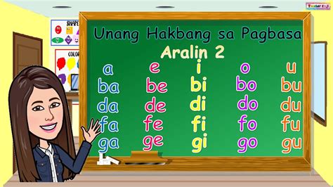 Unang Hakbang Sa Pagbasa Abakada Tutorial Abakada Filipino Alphabet