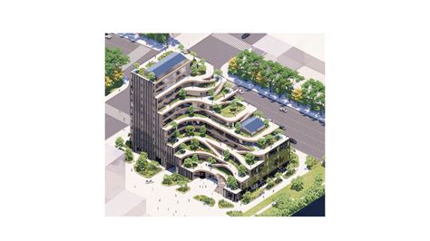 Design For Terraced Office Building In Shanghai Revealed By Mvrdv Rtf