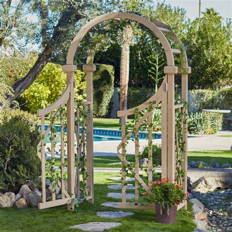 Free 2 Day Shipping Buy Belham Living Westshore Wood Outdoor Arbor At