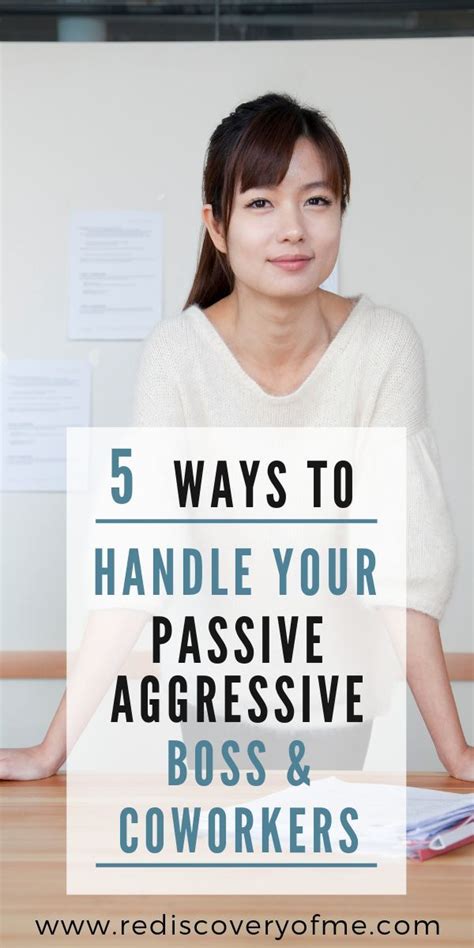 How To Handle Your Passive Aggressive Boss And Colleagues Passive