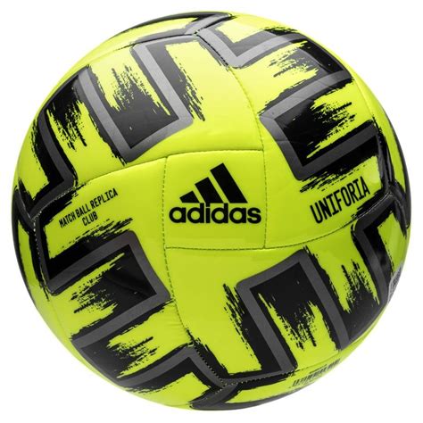 Adidas Ballon Uniforia Club Ball Euro 2020 Jauneargenténoir