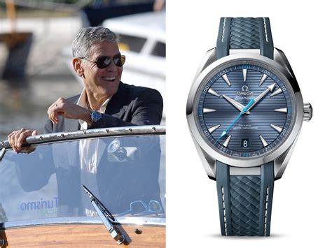 The Omega Seamaster Aqua Terra On George Clooney Watchpaper