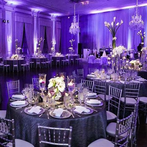 Glamorous Purple Wedding Ideas Modwedding Wedding Reception