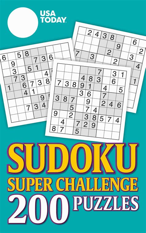 Usa Today Sudoku Super Challenge 200 Puzzles Usa Today Puzzles By