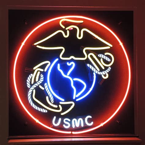 Usmc Marine Corps Lighted Neon Sign Custom Made Ebth