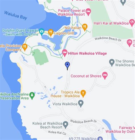 Hilton Waikoloa Village Map Map Of The Usa With State Names