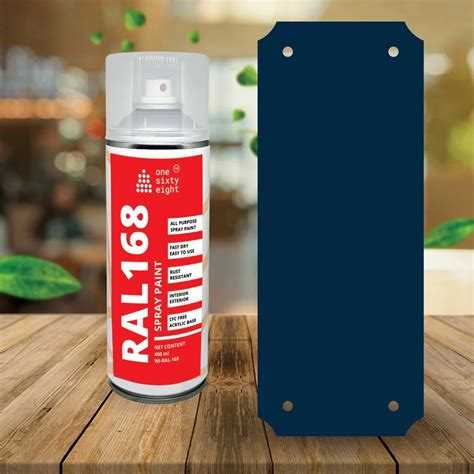 VIP Blue Colour Spray Paint RAL 168 Spray Paint For Wood And Metal