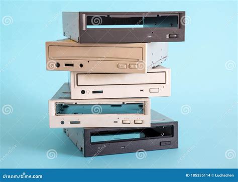 Old Disassembled Computer Dvd Drive For Recycle Stock Photo Image Of